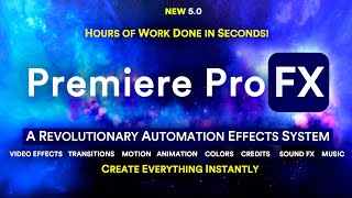 Premiere Pro Effects Plugins Extension of Video Effects Seamless Transitions Elements SFX Music [upl. by Fergus]