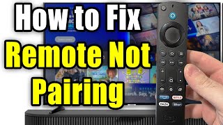 How to Fix Fire Stick Remote Not Pairing  Full Guide [upl. by Anoet]