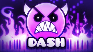 Dash  Geometry Dash 22  Piano Tutorial [upl. by Anders427]