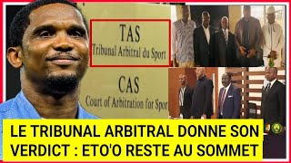 OFFICIEL  le tribunal arbitral du sport TAS vient de rendre son verdict cest Etoo qui gagne [upl. by Adyaj]