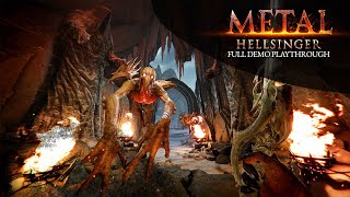 Metal Hellsinger  Full Demo First Playthrough [upl. by Mallorie]