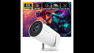 Projector HY300 PRO 4K Android PROJECTOR  Maximum 200 INCH Screen BEST [upl. by Helsie]