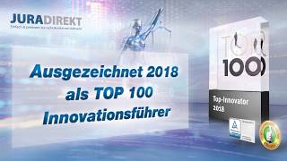 JURA DIREKT ist TOP 100 Innovator 2018 [upl. by Eldreeda309]