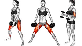 Dumbbell Workout Plan for Women  Get Fit at Home [upl. by Ennaitak]