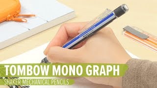 Tombow Mono Graph Shaker Mechanical Pencils [upl. by Nedi]