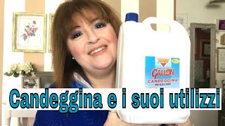 CANDEGGINA  IPOCLORITO DI SODIO PER LE PULIZIE DI CASA E IL BUCATO [upl. by Fabozzi]