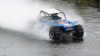 1600 HP TWIN TURBO HYDROPLANING WORLD RECORD 1001 FEET NEXT HERO [upl. by Shalna]