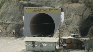 NE Frontier Railway Tunnel construction  Tamenglong [upl. by Oirevas372]