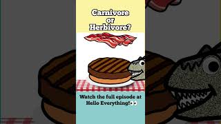 Carnivore or Herbivore  Giganotosaurus at Dinosaur Burger House dinosaur animation cartoon [upl. by Ainegul]