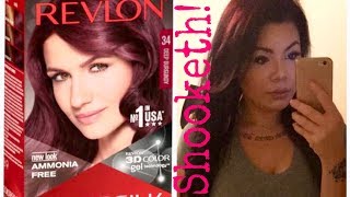 Revlon ColorSilk Hair Dye REVIEW  DEMO  Deep Burgundy  Tips on how to make your Color Last [upl. by Bickart]