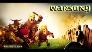 CLASH OF CLANS  CLAN WARS SONG [upl. by Lainad]