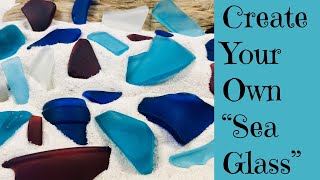 Make Your Own Sea Glass Tumbled Glass Easy Step By Step Beach Glass Tutorial For The Perfect Recipe [upl. by Petunia230]