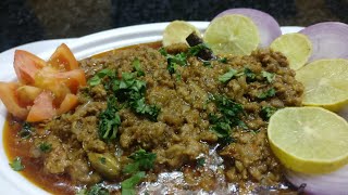 Bhuna Keema  for Eid  Kachori Roti parathe ke sath khae ye keema  Travel Special Qeema [upl. by Yenohtna]