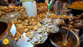 Kolkata Famous Papdi Chaat amp Dahi Puchka Rs 40 Only l Kolkata Street Food [upl. by Attenahs]