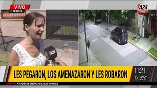 🚨 Violento robo a jubilados en Turdera los amenazaron con mutilarlos [upl. by Sedrul]