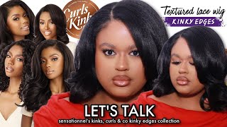 😳 SYNTHETIC BOB WITH KINKY EDGES  Lets Talk Synthetic BOB Wigs EP 3 [upl. by Eliak]