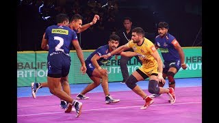 Pro Kabaddi 2018 Highlights Telugu Titans vs Haryana Steelers [upl. by Yehudi]