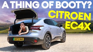 REVIEW 2023 Citroen eC4X compact family electric car  Electrifying [upl. by Nannoc]