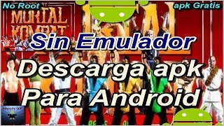 Descarga Clásico Mortal Kombat 1 apk Para Android Sin Emulador Gratis Full [upl. by Rao]