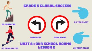 Grade 5  Global Success  Unit 6 Our school rooms Lesson 2 [upl. by Bethanne]