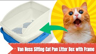 Van Ness Sifting Cat Pan Litter Box with Frame [upl. by Edita]