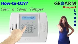 Honeywell L3000  How to Clear a Cover Tamper [upl. by Nitfa]