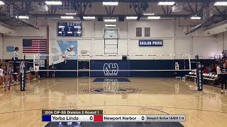 2024 Yorba Linda High School Girl’s Varsity Volleyball CIF Div 2 102324 YLHS vs Newport Harbor [upl. by Leunam]