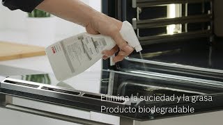 Limpia tu horno y elimina la grasa con este desengrasante concentrado  Bosch [upl. by Naujd]