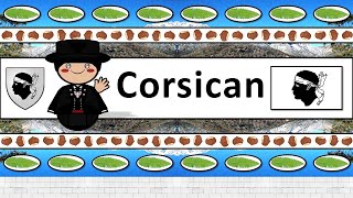 The Sound of the Corsican language UDHR Numbers Greetings amp Conversation [upl. by Neerbas929]