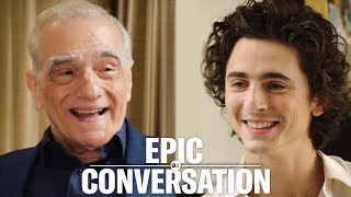 Timothée Chalamet amp Martin Scorsese Have an Epic Conversation  GQ [upl. by Myrtia]