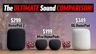 HomePod 2 vs OG vs 2x HomePod Minis Really worth 299 [upl. by Ihtak]