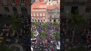 Carnival view from high top 🔝 Santa Cruz de Tenerife tenerife carnival travel [upl. by Taite]