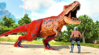 FINALLY Taming the ULTIMATE ALPHA REX  MEGA ARK Modded 19 [upl. by Nnuahs304]