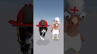 Help the police catch the thief Which chicken cat or dog is the best at tracking thieves shorts [upl. by Obrien]