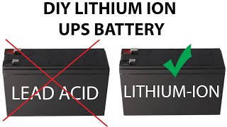 Convert 12V UPS battery to LIION [upl. by Lederer]