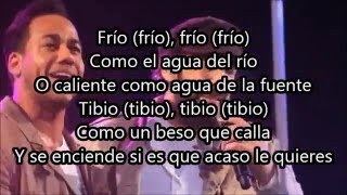 Juan Luis Guerra ft Romeo Santos  Frío Frío  letra [upl. by Willmert689]