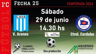 PRIMERA C  V ARENAS  CENTRAL CORDOBA  FECHA 25 [upl. by Eibur691]