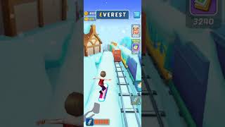 subway princess runner everest challenge amp coin meter daily high score completed [upl. by Naujd]