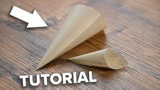 TUTORIAL Pastry Tube  Decorating Tip  DIY [upl. by Saihttam957]