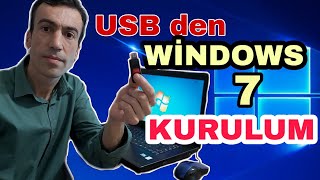 WİNDOWS 7 FORMAT ATMA USB den WİNDOWS KURULUMU [upl. by Rebecca]