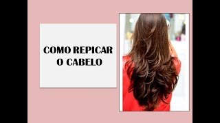 🌟 ✂ Como cortar o cabelo em camada sem tirar o comprimento em casa  CUT HAIR  DIY  Drica Pires [upl. by Cired365]