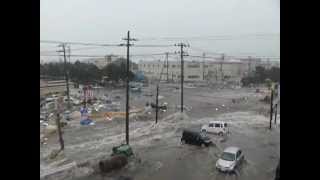 2011 Japan Tsunami Ishinomaki stabilized with Deshaker [upl. by Annirok]