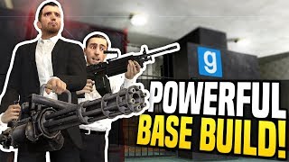 POWERFUL BASE BUILD  Gmod DarkRP  Minigun Base Defense [upl. by Adoc25]