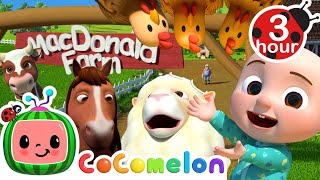 Farmhouse Animal Rock Bingo Song  More  Cocomelon  Nursery Rhymes  Kids Songs  3 Hours [upl. by Adiarf]