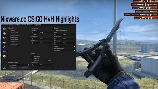 Nixwarecc CSGO HvH Highlights [upl. by Goodspeed342]