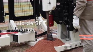 Sondagens SPT mecanizadas com equipamento Geoprobe [upl. by Oiuqise]