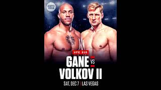 GANE VS VOLKOV ufc combatsport cirylgane UFC310 [upl. by Anaet885]