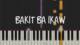 Bakit Ba Ikaw  Michael Pangilinan  Easy Piano Tutorial [upl. by Zahc]