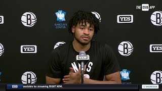 Cam Thomas reflects on the Nets performance against the Suns [upl. by Livvie403]