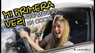 MI PRIMERA VEZ Que manejo un coche Patricia clase coche en Ciudad Real [upl. by Genia576]